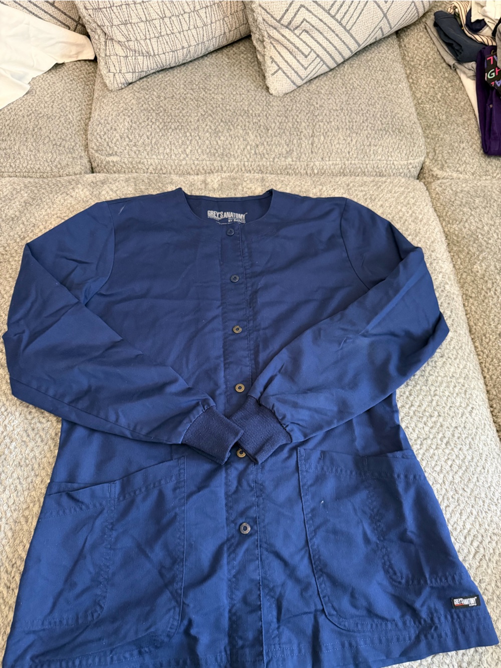 Barco Uniforms Men's Royal Blue Button-Down Work Shirt
